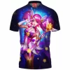 Lux Polo Shirt, League of Legends Polo Shirt, Game Polo Shirt