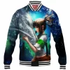 Anime Baseball-Jacket, Spirited Away Baseball-Jacket, Ghibli Baseball-Jacket