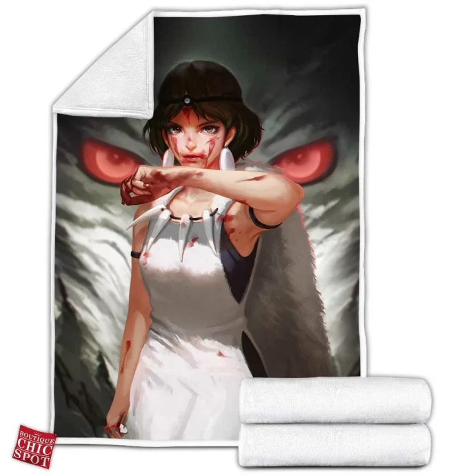 Princess Mononoke Fleece Blanket