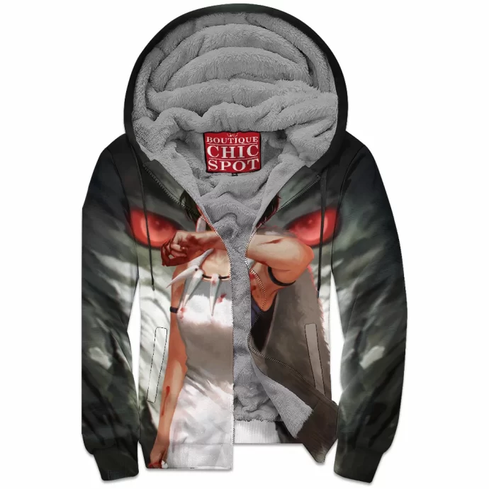 Princess Mononoke Zip Fleece Hoodie