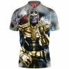 Comic Polo Shirt, Thanos Polo Shirt