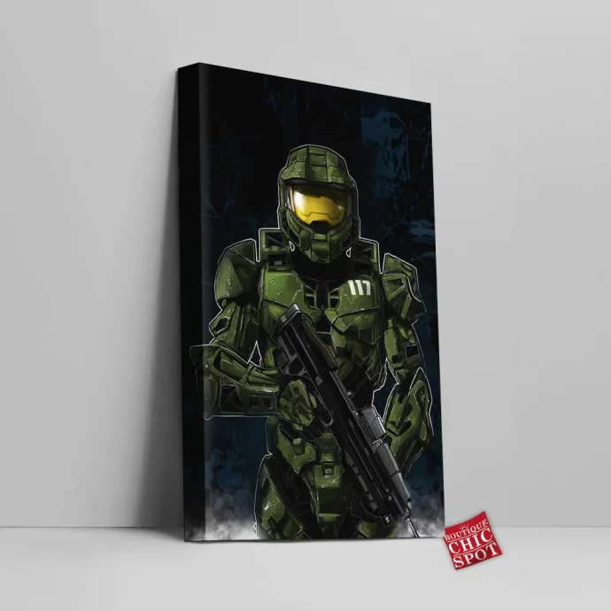 Master Chief Canvas Wall Art