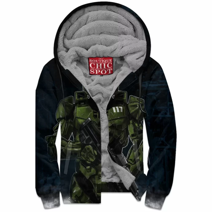 Master Chief Zip Fleece Hoodie