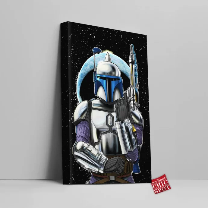 Jango Fett Canvas Wall Art