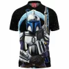 Jango Fett Polo Shirt, Sci-Fi Polo Shirt, Star Wars Polo Shirt