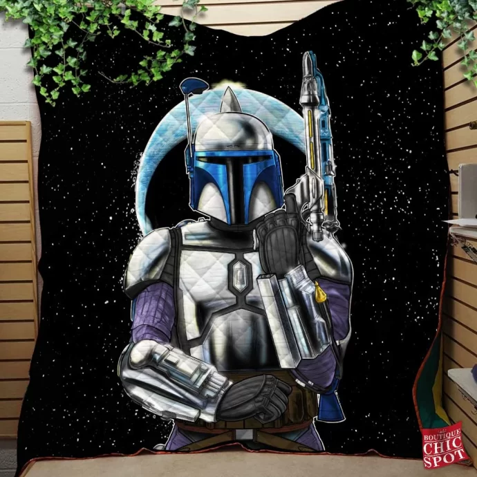 Jango Fett Quilt Blanket