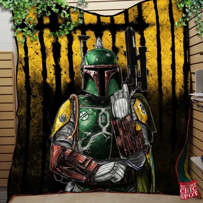 Boba Fett Quilt Blanket