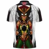 Comic Polo Shirt, Hawkgirl Polo Shirt