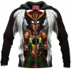 Comic Zip-Hoodie, Hawkgirl Zip-Hoodie