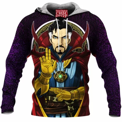 Comic Fleece-Hoodie, Doctor Strange Fleece-Hoodie