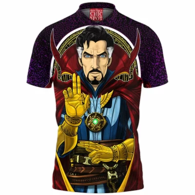 Comic Polo Shirt, Doctor Strange Polo Shirt