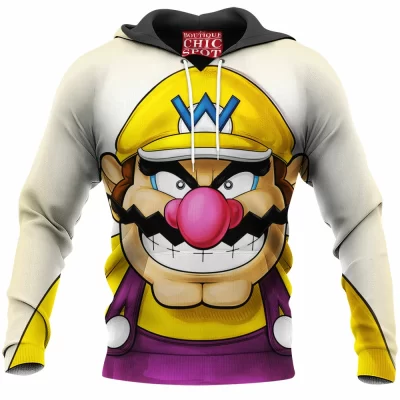 Game Hoodie, Mario Hoodie, Wario Hoodie
