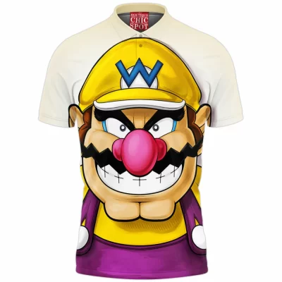 Game Polo Shirt, Mario Polo Shirt, Wario Polo Shirt
