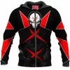 Comic Zip-Hoodie, Red X Zip-Hoodie