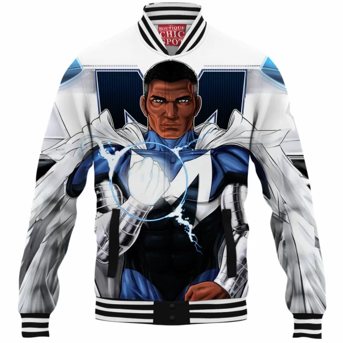 Blue Marvel Baseball Jacket