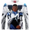 Comic Zip Sweatshirt, Blue Marvel Zip Sweatshirt