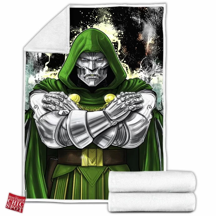 Dr Doom Fleece Blanket