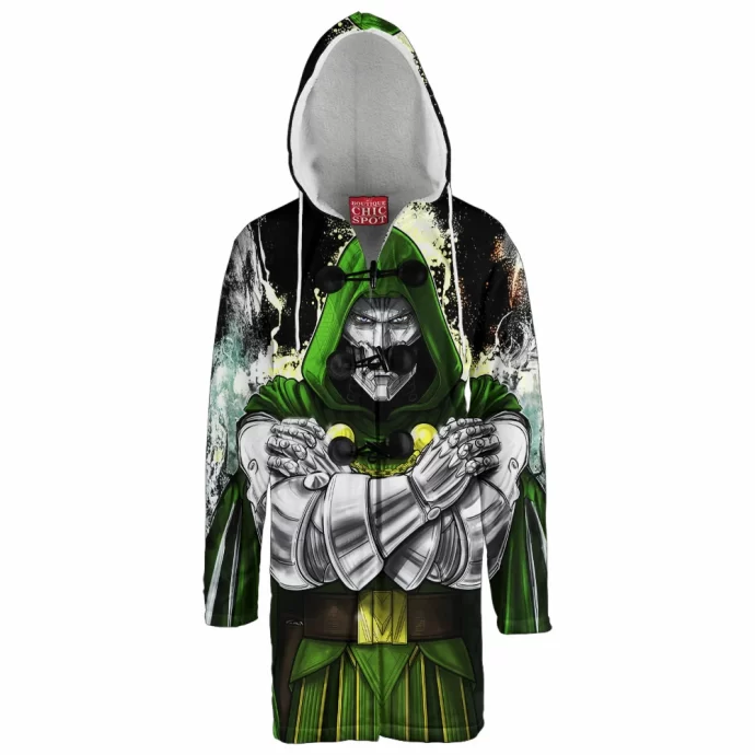 Dr Doom Hooded Cloak Coat