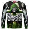 Doctor Doom Zip Sweatshirt, Comic Zip Sweatshirt, Dr. Doom Zip Sweatshirt