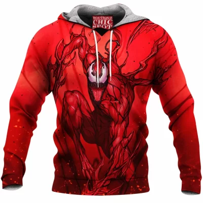 Carnage Fleece-Hoodie, Comic Fleece-Hoodie