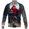 Comic Baseball-Jacket, Spider-man Baseball-Jacket