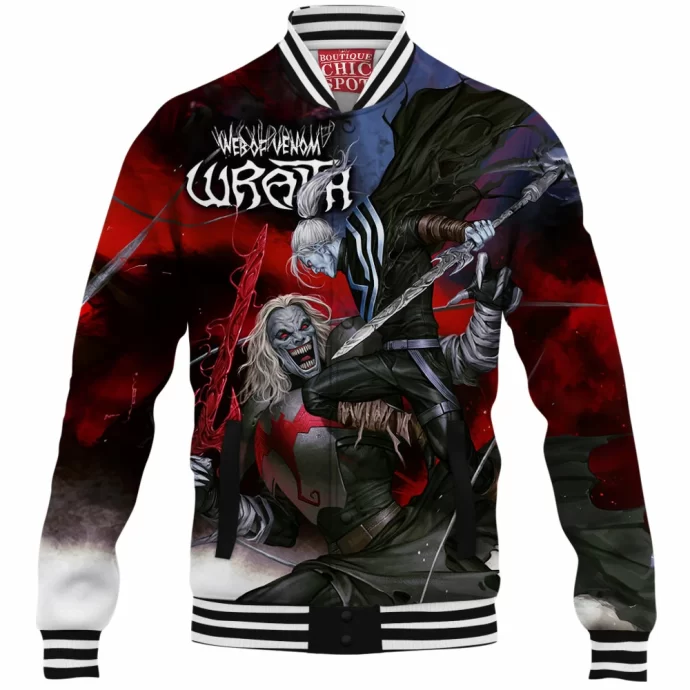 Knull Vs Wraith Baseball Jacket