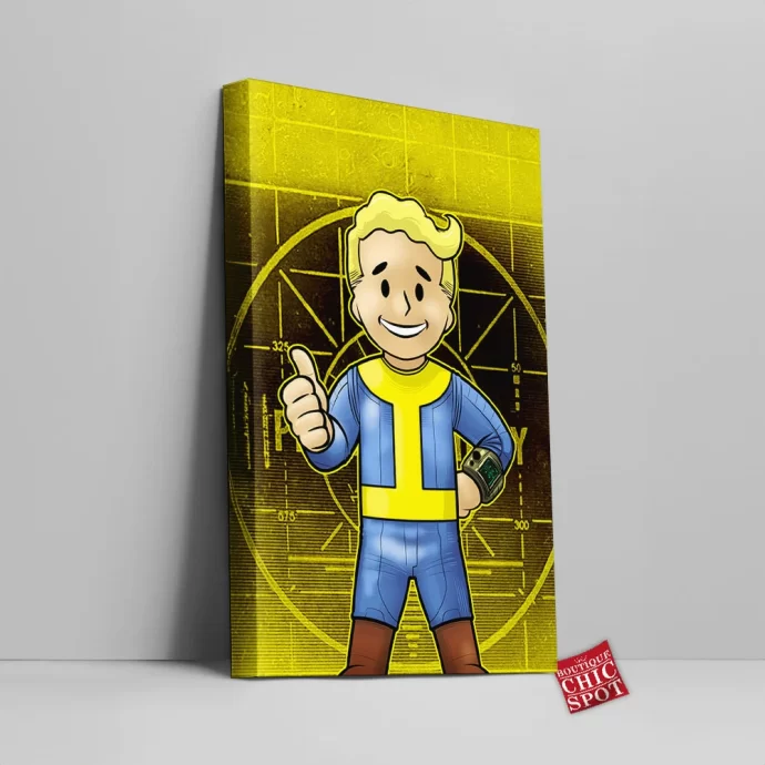 Vault Boy Canvas Wall Art