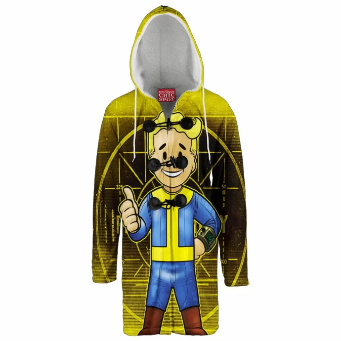 Vault Boy Hooded Cloak Coat