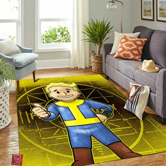 Vault Boy Rectangle Rug