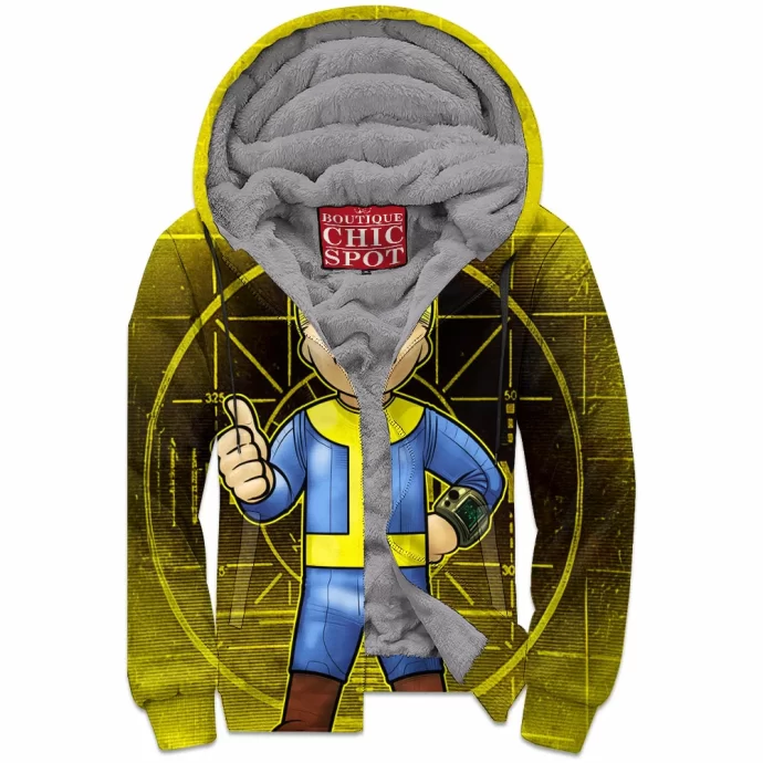 Vault Boy Zip Fleece Hoodie