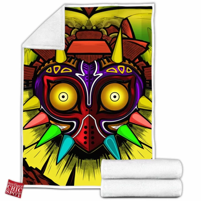 Skull Kid Fleece Blanket