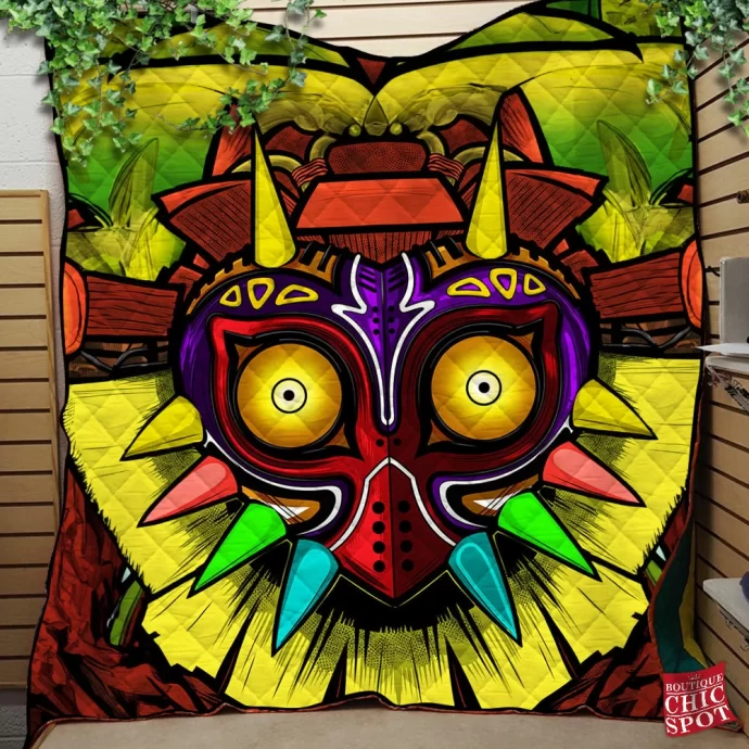 Skull Kid Quilt Blanket