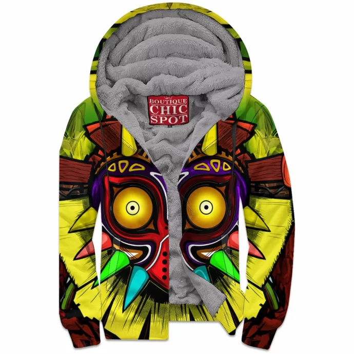 Skull Kid Zip Fleece Hoodie