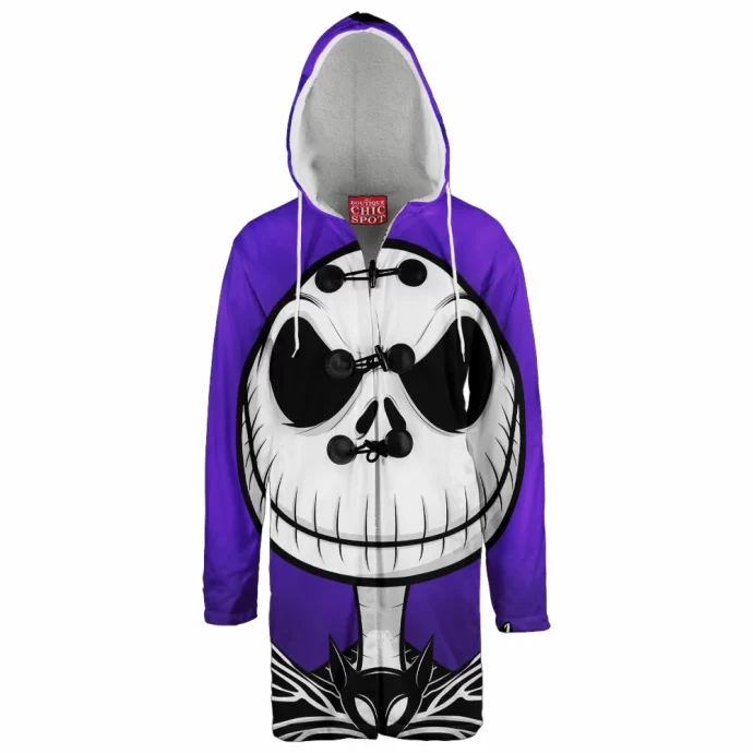 Jack Skellington Hooded Cloak Coat