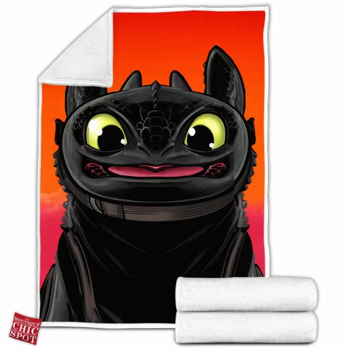 Toothless Fleece Blanket