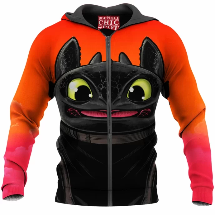 Toothless Zip Hoodie