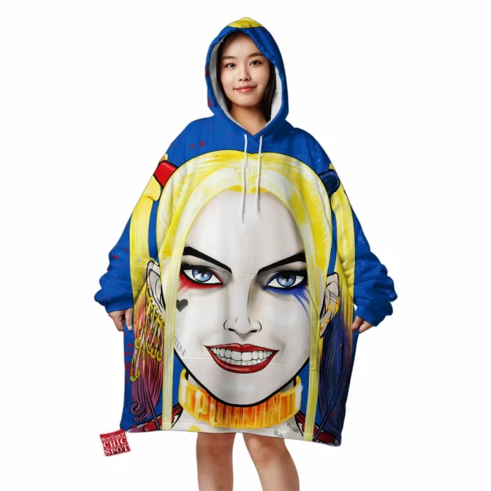 Harley Quinn Blanket Hoodie