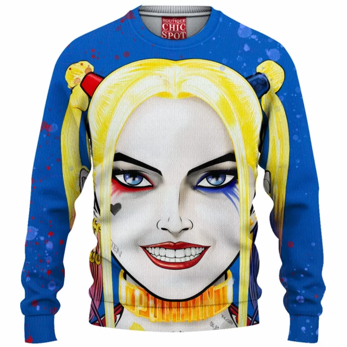 Harley Quinn Knitted Sweater