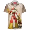 Anime Hawaiian-Shirt, Blaziken Hawaiian-Shirt, Combusken Hawaiian-Shirt, Pokemon Hawaiian-Shirt, Torchic Hawaiian-Shirt