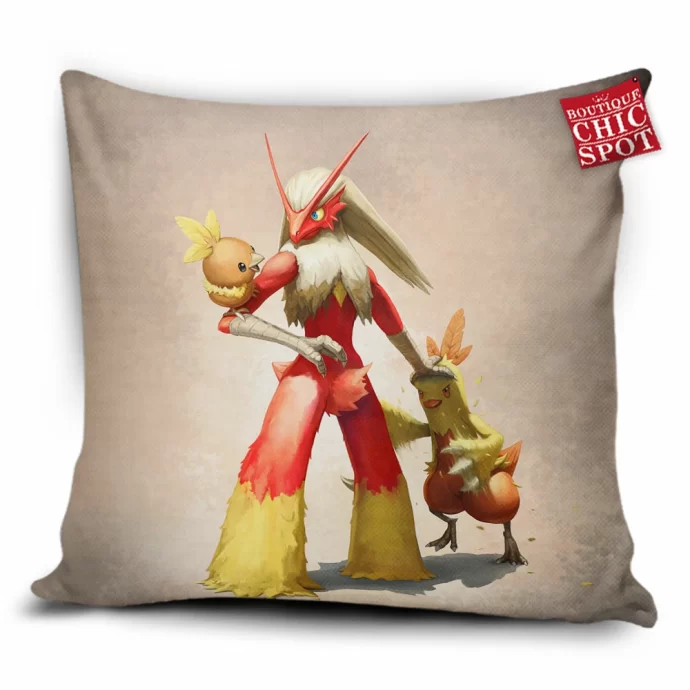 Torchic Combusken And Blaziken Pillow Cover