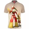 Anime Polo Shirt, Blaziken Polo Shirt, Combusken Polo Shirt, Pokemon Polo Shirt, Torchic Polo Shirt
