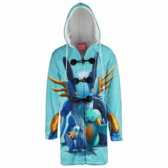 Mudkip Marshtomp And Swampert Hooded Cloak Coat