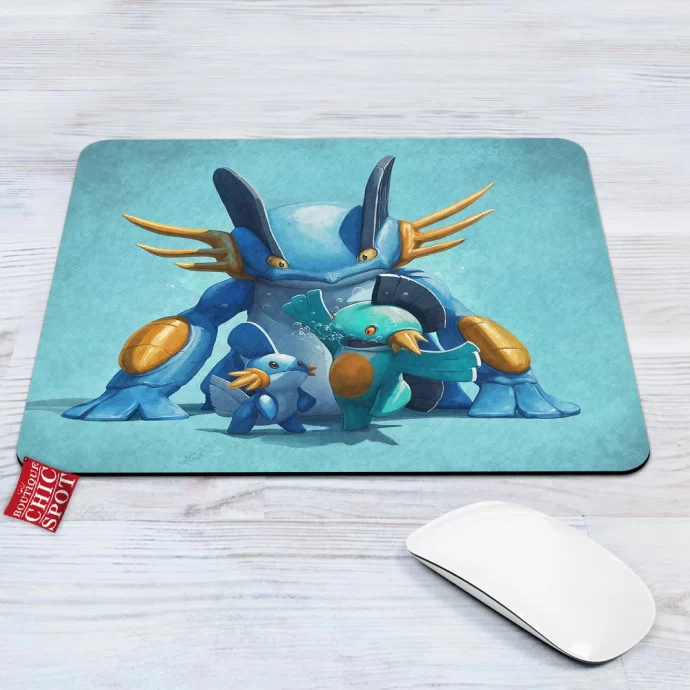 Mudkip Marshtomp And Swampert Mouse Pad