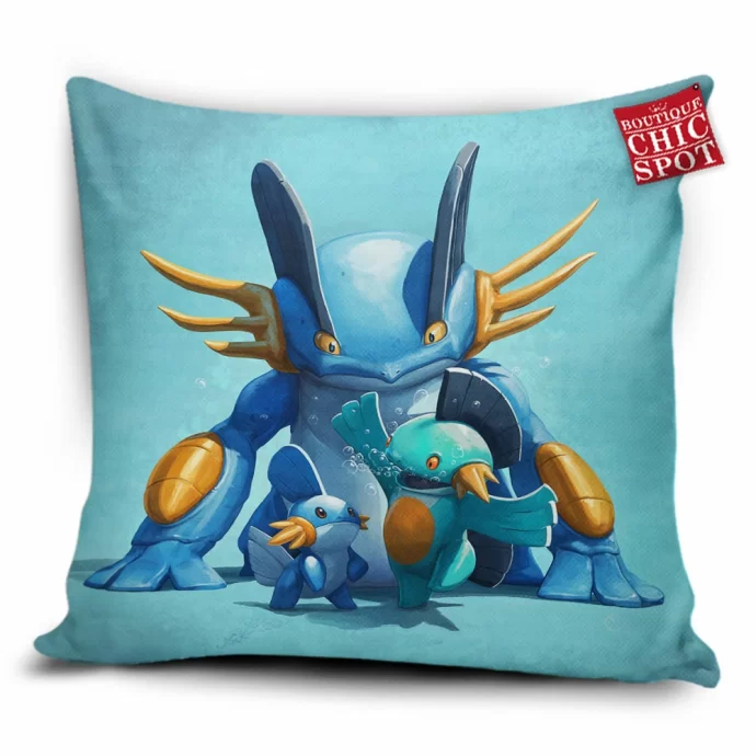 Mudkip Marshtomp And Swampert Pillow Cover