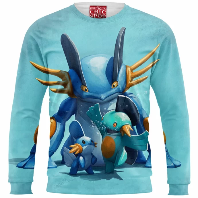 Mudkip Marshtomp And Swampert Sweatshirt