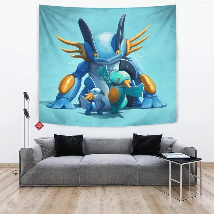 Mudkip Marshtomp And Swampert Tapestry