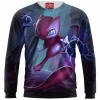 Pokemon Zip Sweatshirt, Anime Zip Sweatshirt, Mew Zip Sweatshirt