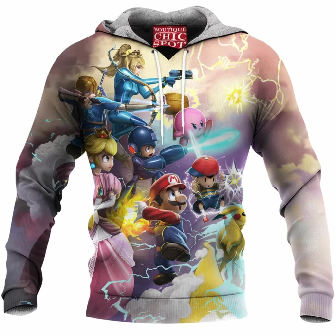 Mario Smash Bros Fleece Hoodie