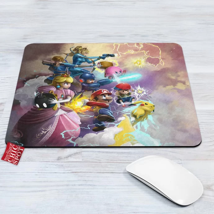 Mario Smash Bros Mouse Pad