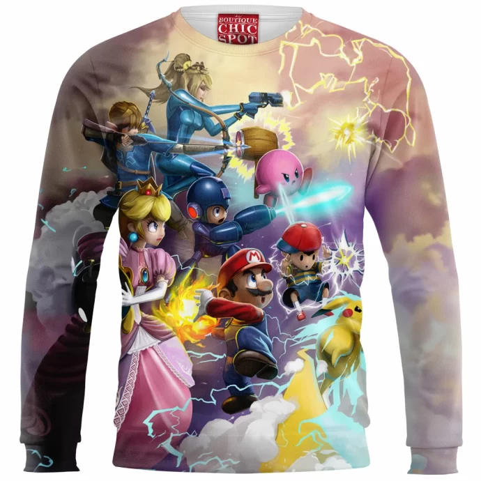 Mario Smash Bros Sweatshirt